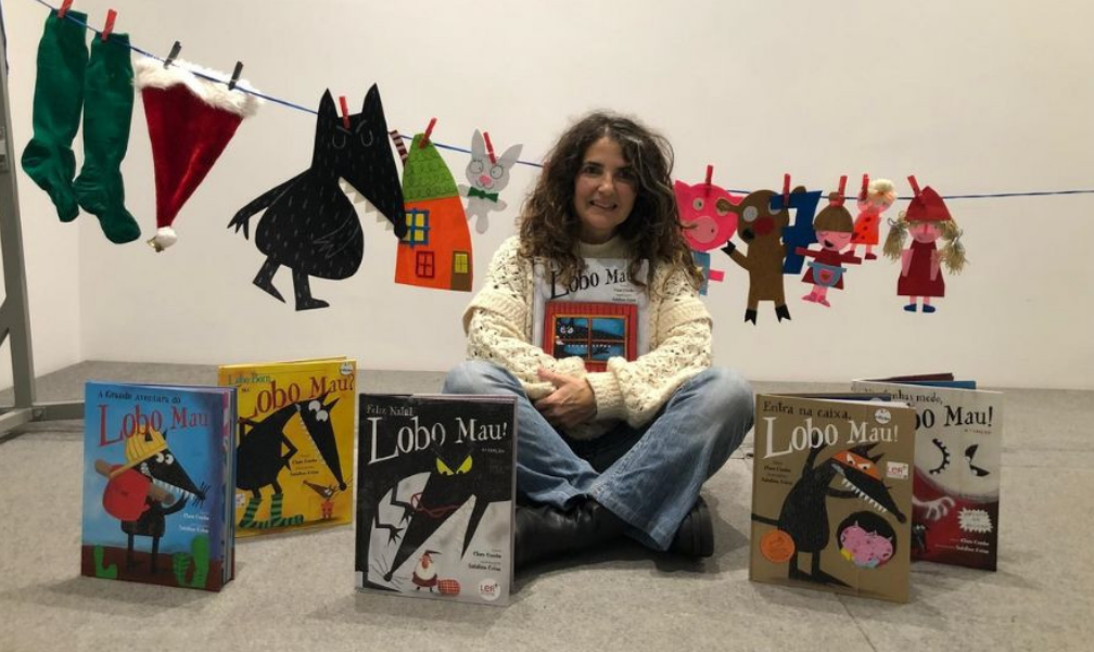 A visita do Lobo Mau - Hora do conto e atelier,  com Clara Cunha | novembro 2025